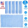 6 Packs Muslin Burp Cloths 6 Layers 100% Cotton Extra Absorbent Baby Burping Cloth Newborn Baby Towel for Boys Girls