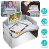 Kids Travel Tray Toddler Car Seat Lap Tray Kids Road Trip Table Tray for Car Truck SUV Airplane Stroller Picnic Restaurant Camping Eating Drawing Tabl