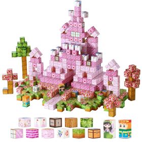 VEVOR Magnetic Blocks 100 PCS Princess Castle Set STEM Montessori Sensory Toys