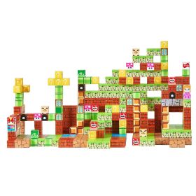 VEVOR Magnetic Blocks 100 PCS Magnet Blocks Set STEM Montessori Sensory Toys