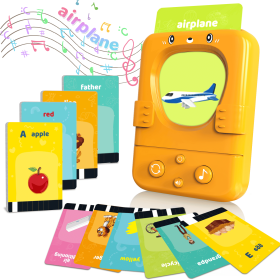 Card type learning machine (small bear) with 48 cards