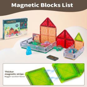 34 pieces of diamond magnetic plate dinosaur