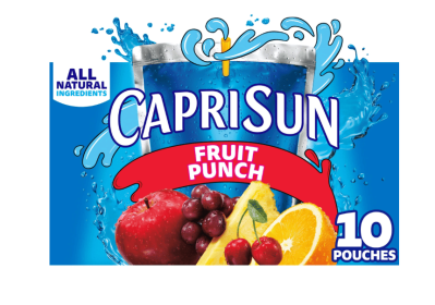 Capri Sun Fruit Punch Juice Box Pouches, 10 ct Box, 6 fl oz Pouches