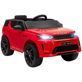 Qaba Land Rover Discovery Sport Licensed 12V Kids Ride on Car, Battery Powered Kids Electric Car with Remote Control, Soft Start, LED Lights