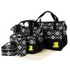5PCS Baby Nappy Diaper Bags Set Mummy Diaper Shoulder Bags w/ Nappy Changing Pad Insulated Pockets Travel Tote Bags For Mom Dad
