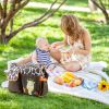 Baby Nappy Diaper Bags Mummy Diaper Duffel Shoulder Bags w/ Wipeable Diaper Changing Pad Transparent Bag Travel Tote Handbags For Overnights