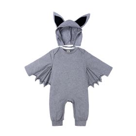 Batman Baby One Piece (Option: Light gray-80cm)