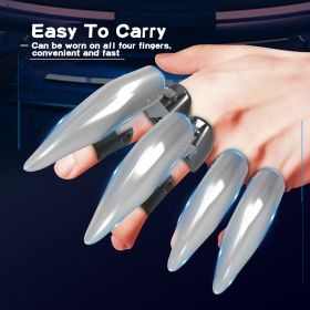 Silver Finger Cots (Option: Four)