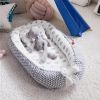 Portable Baby Lounger Baby Nest Reversible Infant Lounger Bed Newborn Breathable Crib For Babies Aged 0-12 Months