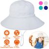 Baby Toddler Sun Hat UPF 50+ Sun Protective Beach Hat with Wide Brim Bucket Floppy Hat for 6-24 Months