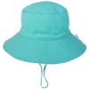 Baby Toddler Sun Hat UPF 50+ Sun Protective Beach Hat with Wide Brim Bucket Floppy Hat for 6-24 Months