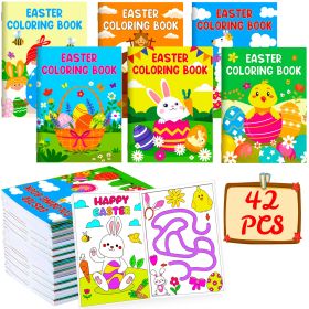 42-pack Easter Kids Colouring Book For Children Aged 4-8 And 8-12 Years Old (Option: 42pcs)