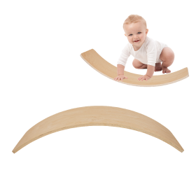 Only Supports Self Pickup-Balance Board, Inch Wooden Wobble Board, Natural Wood, Open Learning Toy, Office And Classroom Sensory Play Equipment, (Option: Burlywood)