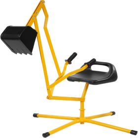 Only Supports Self Pickup  Kids Excavator Ride On Toys, Beach Toys Outdoor Sandbox Toy Excavator, Steel Excavator Crane Rotates 360 Degrees With (Option: Retail Package)