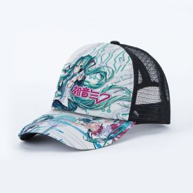 Anime Hat Naruto Luffy Demon Slayer Tanjiro Hat Student Men And Women Hip-hop Baseball Cap Sun Hat Trucker Hat (Color: ZMW-58)