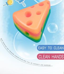 Rainbow Clay Cake, Safe And Non-toxic Materials, Suitable For Children And Teenagers, Children's Early Education Toys, Cognitive Training Toys (Option: 1pcs)