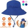 Baby Toddler Sun Hat UPF 50+ Sun Protective Beach Hat with Wide Brim Bucket Floppy Hat for 2-6 Years