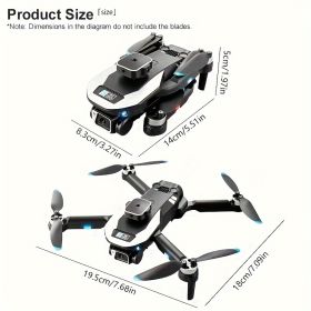 FPV Drone 4k S150 GPS With 4K Dual Camera Obstacle Avoidance RC Quadcopter Helicopter Optical Flow Flycam Doron Dronne (Color: White)