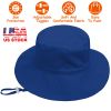 Baby Toddler Sun Hat UPF 50+ Sun Protective Beach Hat with Wide Brim Bucket Floppy Hat for 2-6 Years