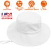 Baby Toddler Sun Hat UPF 50+ Sun Protective Beach Hat with Wide Brim Bucket Floppy Hat for 2-6 Years